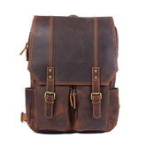 Journey Brown Leather Rucksack